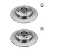 2x MEYLE 11-15 523 0041 Disco Posteriore per Peugeot 307 Break Citroën C4 I