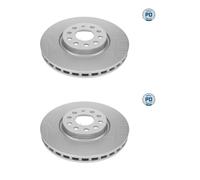 2x Meyle 115 521 0027 / Pd Dischi Freno 314mm Frontale per Seat Alhambra Skoda