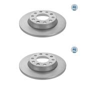2x Meyle 115 521 0039 / Pd Disco Freno Posteriore per Seat Exeo 3R2 Audi A4 8E2