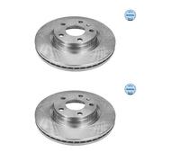 2x MEYLE 115 521 1017 Disco Freno per VW Passat 3B2 Seat Exeo 3R2 Audi A4 8D2