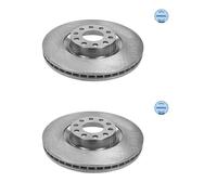 2x Meyle 115 521 1075 Disco Freni Anteriore per Audi A6 4B2 4B5