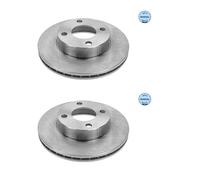 2x MEYLE 115 521 1088 Disco Freni Anteriore per Audi 8G7 80 8C2 8C5 89 8B3