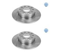2x Meyle 115 523 0018 Disco Freno Posteriore per VW Golf V Skoda Seat Audi