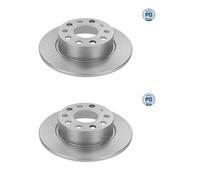 2x Meyle 115 523 0018 / Pd Disco Freno Posteriore per VW Golf V Skoda Seat Audi