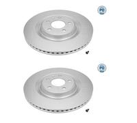 2x Meyle 115 523 0035 / Pd Disco Freno Posteriore per Audi Q5 VW Touareg Porsche