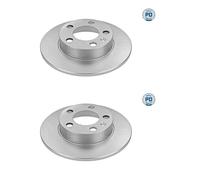 2X Meyle 115 523 0037/PD Disco Freno Posteriore Per VW Golf IV Skoda Seat Audi