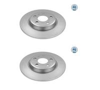 2X Meyle 115 523 0042/PD Disco Freno Posteriore Per VW Golf VI 5K1 Audi Q5 8RB
