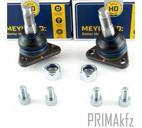 2x Meyle 116 010 3270/HD Giunto Sferico Rinforzato Frontale Sopra per VW Vans