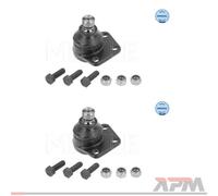 2x Meyle 116 010 8223 Braccio Strutturale Frontale per VW Caddy II Skoda Felicia