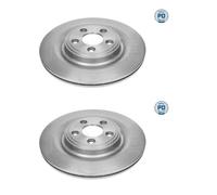 2x Meyle 18-15 523 0008 / Pd Disco Posteriore per Jaguar XF Sportbrake XJ Xk