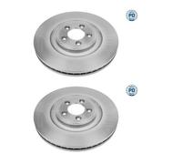 2x Meyle 18-83 521 0008 / Pd Disco Freni Anteriore per Jaguar XF Sportbrake XJ