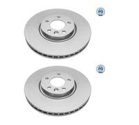 2x MEYLE 183 521 0024 / Pd Disco Freni Anteriore per VW Transporter V VI