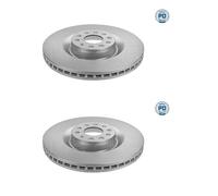 Meyle Disco freno 183 521 1010/PD 2 pezzi Anteriore per VW Golf V, Seat Leon, Skoda