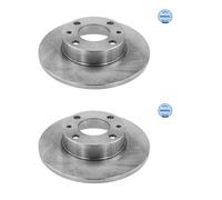 2x Meyle 215 521 2001 Disco Freni Anteriore per Seat Ibiza Fiat Panda Lancia Y10