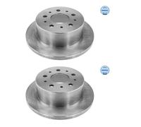 2x Meyle 215 523 0012 Disco Posteriore per Fiat Ducato Peugeot Boxer Citroën