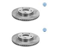 2x Meyle 30-15 521 0061 Dischi Freno 275mm Frontale per Toyota Auris Corolla