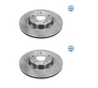 2x MEYLE 30-15 521 0081 Disco Freni Anteriore per Toyota Corolla Verso