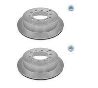 2x Meyle 30-15 523 0110 / Pd Disco Freno Posteriore per Toyota Land Cruiser 200