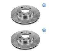 2x MEYLE 31-15 521 0018 Disco Freni Anteriore per Honda Civic V VI Fastback
