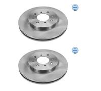 2x Meyle 31-15 521 0037 Dischi Freno 258mm Frontale per Honda Jazz