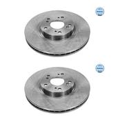 2x MEYLE 31-15 521 0051 Disco Freni Anteriore per Honda Accord VII