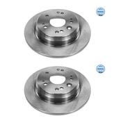 2x MEYLE 31-15 523 0042 Disco Freno Posteriore per Honda Fr-V Be Stream Rn