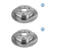 2x MEYLE 31-15 523 0056 Disco Freno Posteriore per Honda Cr-V II III IV