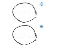 2x Meyle 314 527 0046 Contatto Usura Pastiglie Freno Posteriore per BMW I01