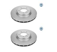 2X Meyle 315 521 0026/PD Disco Freno Anteriore Sinistro Per BMW E36