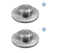 2X Meyle 315 521 3008 Disco Freno Anteriore 302 Mm Per BMW E34 E32