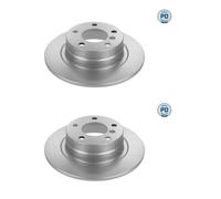 2X Meyle 315 523 0053/PD Disco Freno Posteriore Per BMW E90 E91 E87 E81
