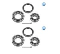 2x Meyle 32-14 650 0002 Kit Cuscinetto Ruota Ant. per Hyundai H100 Mitsubishi