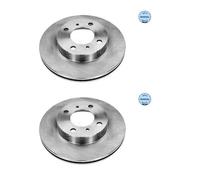 2X Meyle 32-15 521 0006 Disco Freno Anteriore Per Mitsubishi Colt IV Proton