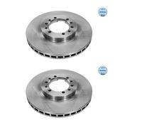 2X Meyle 32-15 521 0007 Disco Freno Anteriore Per Mitsubishi Pajero Sport I