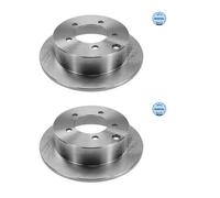 2x MEYLE 32-15 523 0008 Disco Freno Posteriore per Mitsubishi Lancer VIII