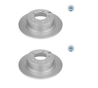 2x MEYLE 32-15 523 0020 / Pd Disco Posteriore per Peugeot Citroën Mitsubishi