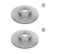 2x MEYLE 34-15 521 0014 / Pd Disco Freni Anteriore per Toyota Gt 86 Subaru