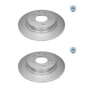 2x MEYLE 35-15 523 0019 / Pd Disco Posteriore per Mazda 3 Bm Bn CX-3 Dk CX-30