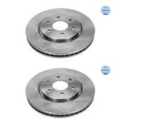 2x Meyle 36-15 521 0033 Disco Freni Anteriore per Nissan Pathfinder III