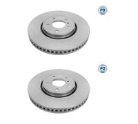 2x Meyle 36-15 521 0068 / Pd Disco Freni Anteriore per Infiniti Ex Fx G Q60 QX50