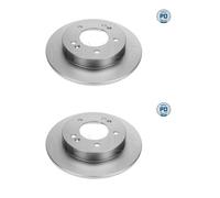 2x Meyle 37-15 523 0031 / Pd Disco Posteriore per Kia Venga YN Hyundai iX20 Jc