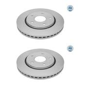 2X Meyle 44-15 521 0013/PD Disco Freno Anteriore Per VW Fiat Dodge Chrysler