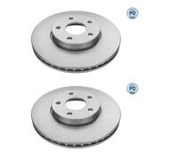 2x Meyle 515 521 0006 / Pd Disco Freni Anteriore per Volvo V40 Cross Country