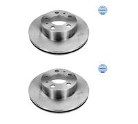 2x Meyle 515 521 5004 Disco Freni Anteriore per Volvo 240 P245 260 P262 P265