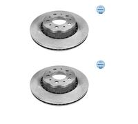2X Meyle 515 521 5010 Disco Freno Anteriore Per Volvo 740 740 Station Wagon