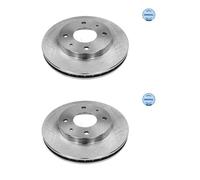 2x Meyle 515 521 5015 Disco Freni Anteriore per Mitsubishi Carisma Volvo S40 I