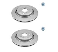 2x Meyle 515 523 0006 / Pd Disco Freno Posteriore per Volvo XC70 II S60 S80