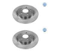 2x Meyle 515 523 0008 Disco Freno Posteriore per Ford Focus II Volvo V50 545