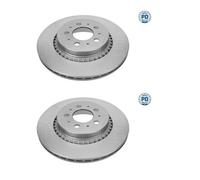 2x Meyle 515 523 0011 / Pd Disco Freno Posteriore per Volvo XC90 I 275