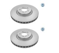 2x MEYLE 53-15 521 0009 / Pd Disco Freni Anteriore per Land Rover Discovery V